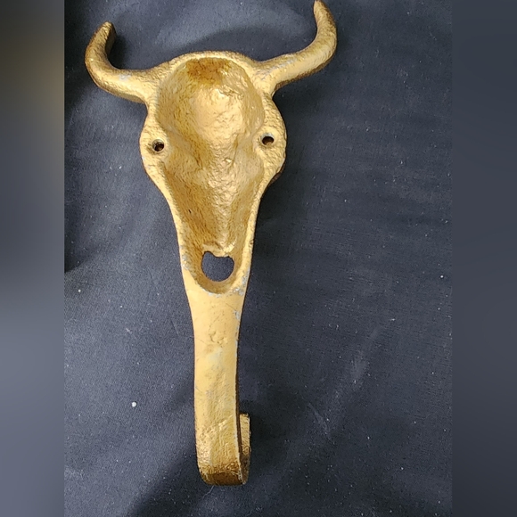 longhorn skull with horns Wall Hooks - Picture 5 of 12